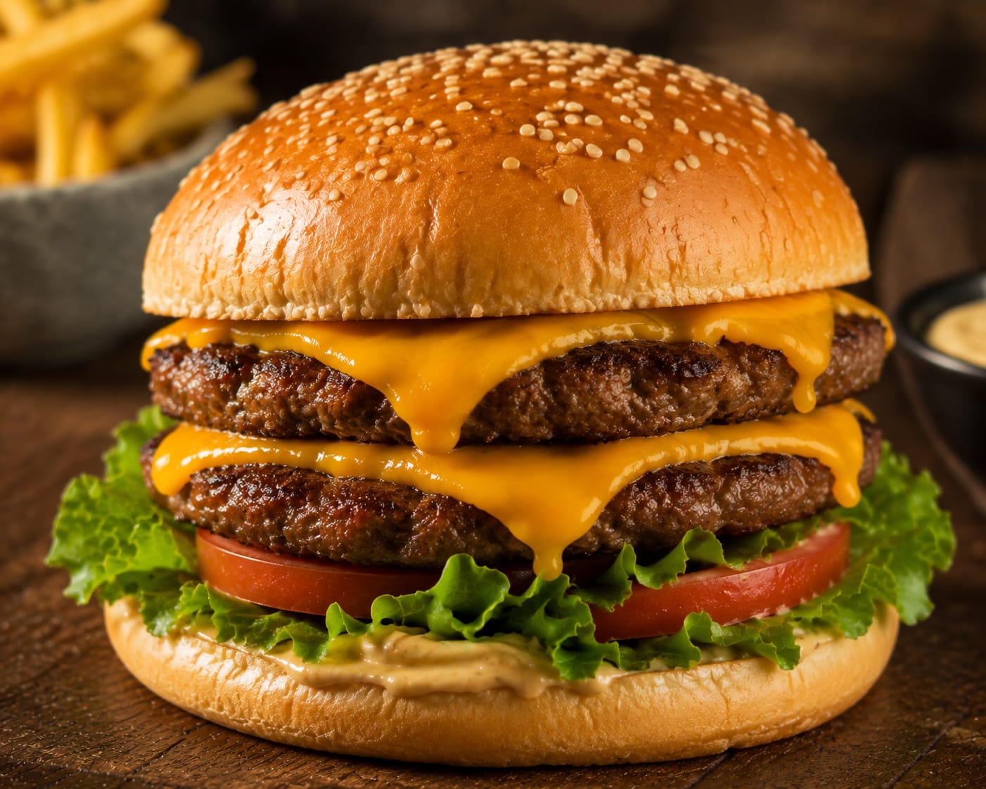 DOUBLE CHEESE BURGER